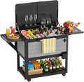 104 Quart Rolling Outdoor Cooler Cart
